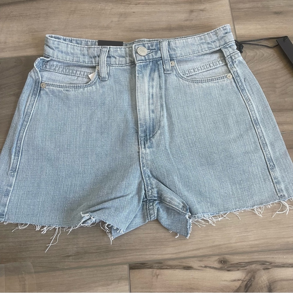 BLANKNYC Womens Light Blue Denim Cut Off Shorts Size 24 New